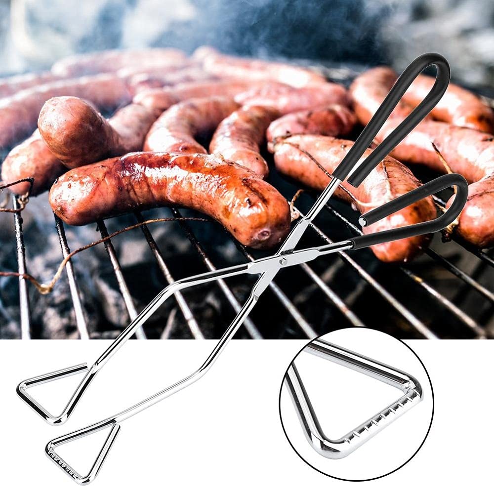 Pinze da Cucina 1pc Metallo Buffet Barbecue Pinze da Cucina BBQ Bistecca Carne Cibo Insalata Clip