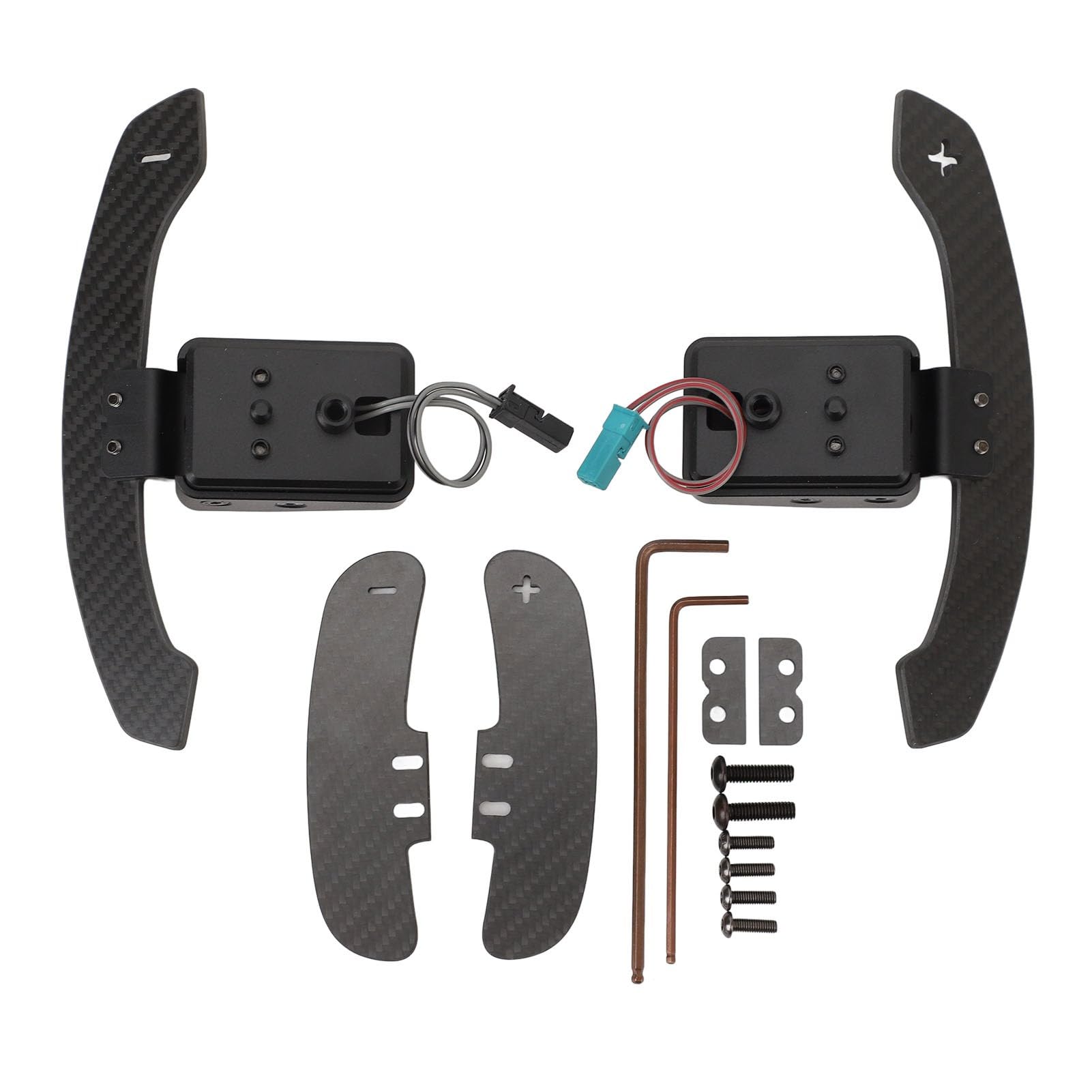 1 par de Extensiones Magnéticas de Paleta Volante Fibra Carbono para 1 Serie F20 F21 2 Series F22 F23 F45 F46