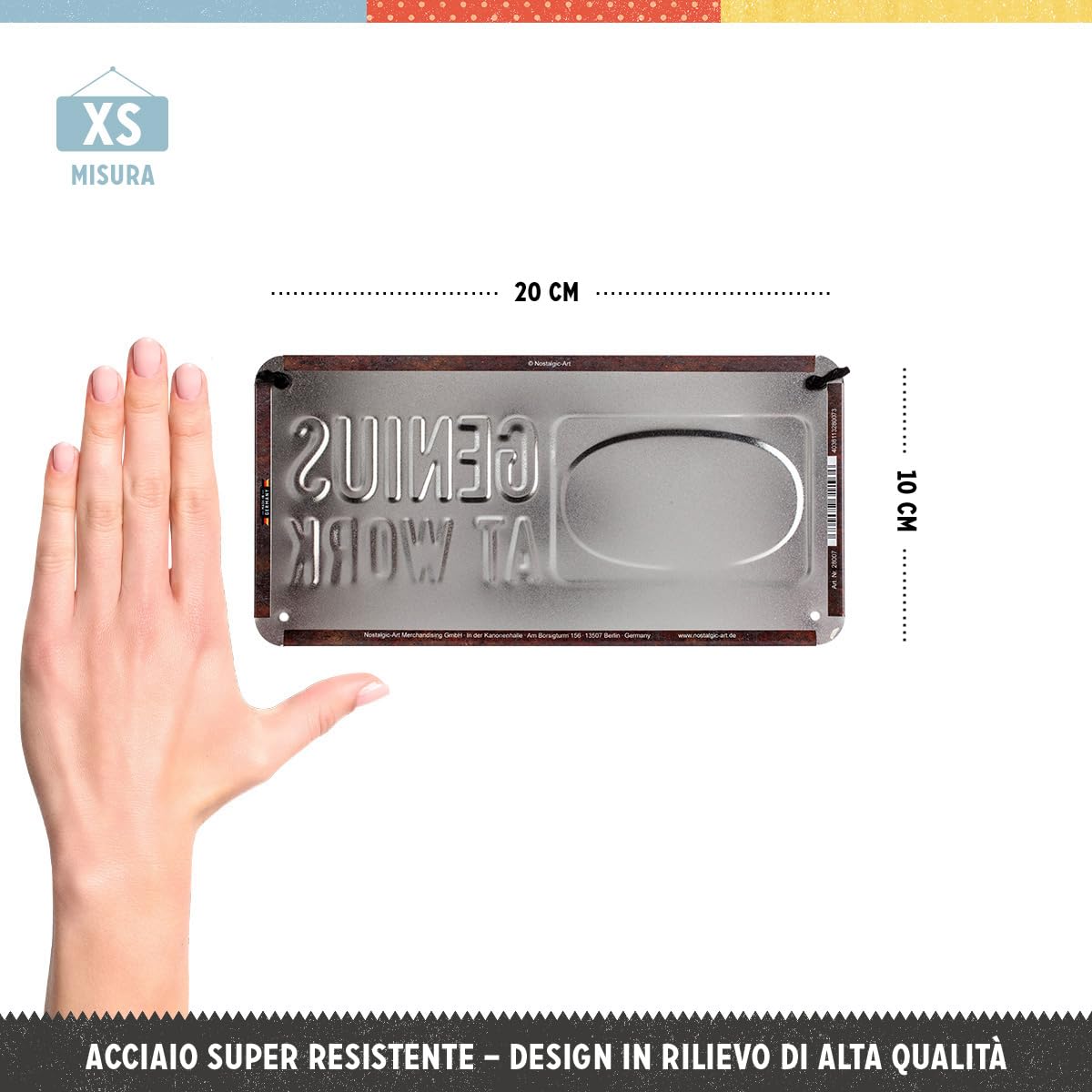 Nostalgic-Art Targa Vintage Fab4 – Hey Jude – Idea Regalo per Aanti