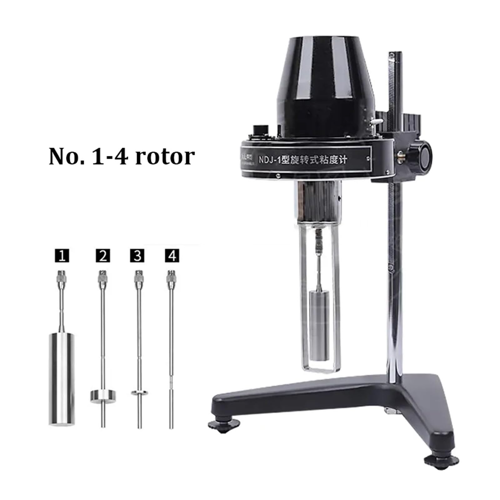 Viskositätsmessgerät, NDJ-1/ NDJ-4 Rotationsviskosimeter Viskosimeter Viskositätsmessgerät Fluidimer mit 1-4# Rotator Tragbares Viskositätsmessgerät Tester,Rotationsviskosimeter(NDJ-4)