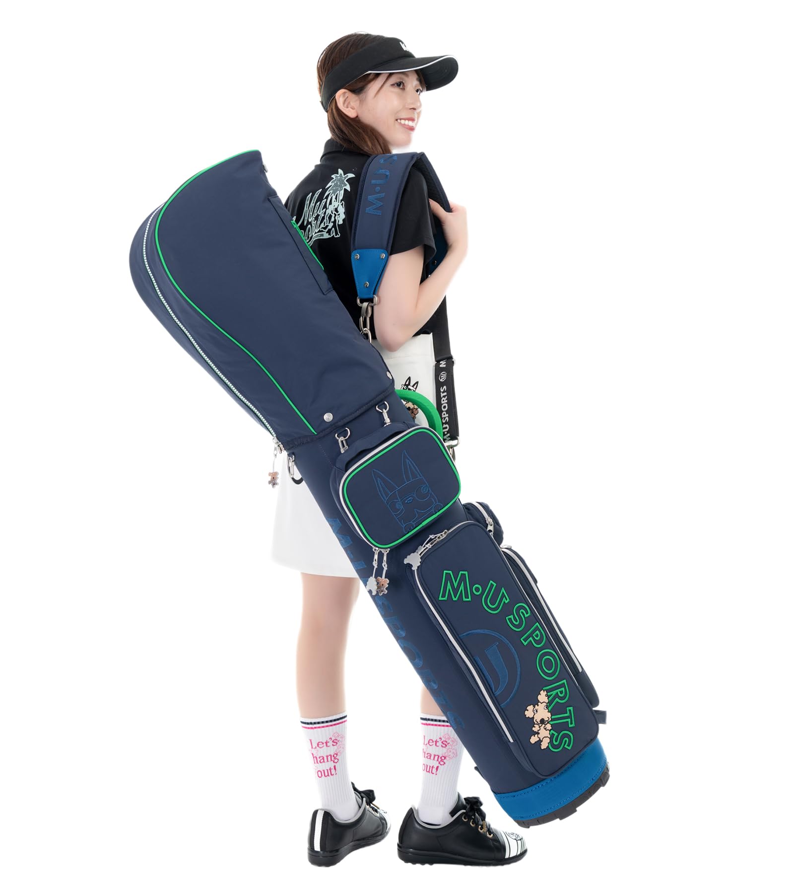 M•U•SPORTS レディース キャディバッグ　ゴルフバッグ Amazon | [MU SPORTS] ゴルフ レディース 【軽量撥水】 カジュアル
