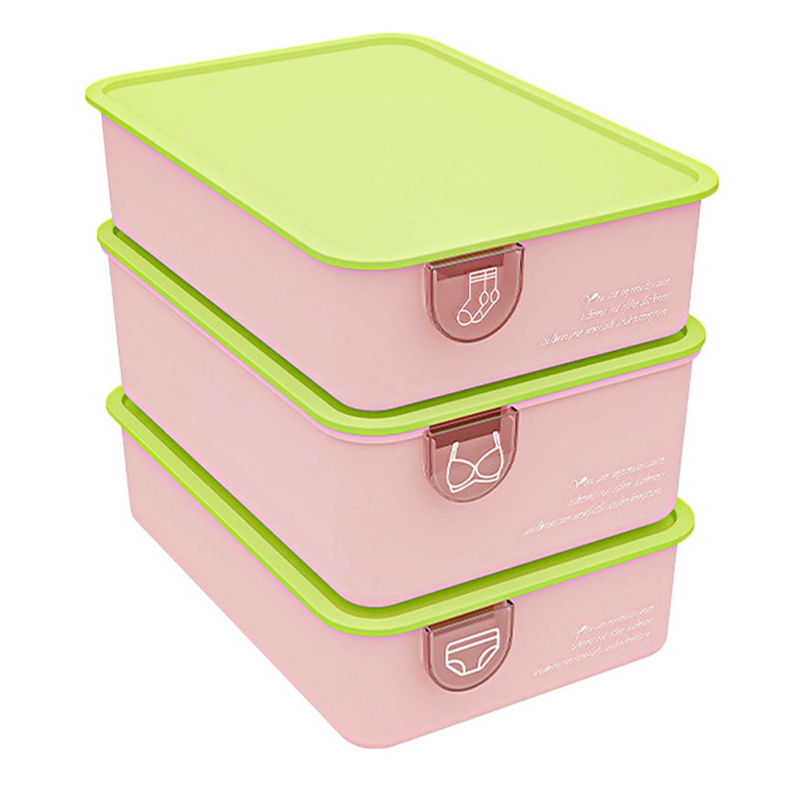 Organizer per biancheria intima, divisorio per vestiti per bambini, materiale antipolvere, set organizer per cassetti per reggiseni, gioielli, cravatte, sciarpe e piccoli per abbigliamento