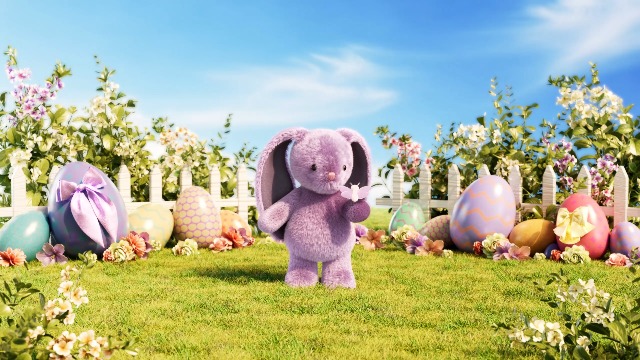 Amazon.com: Apricot Lamb Toys Plush Purple Bunny Rabbit Stuffed