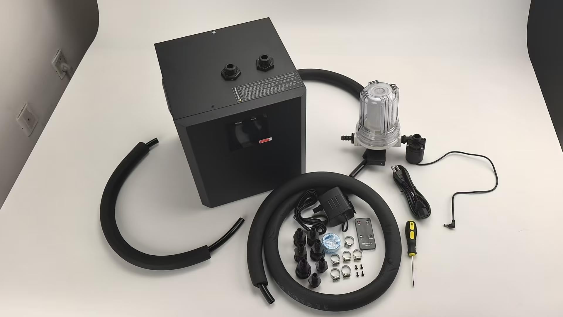 Ice Bath Water Chiller for Cold Plunge,1/3 HP, 600W 110V Home Use Cooling Chiller with Water Pump and Hoses, Universal Cold Bath Restores Ice Bath Water Chiller