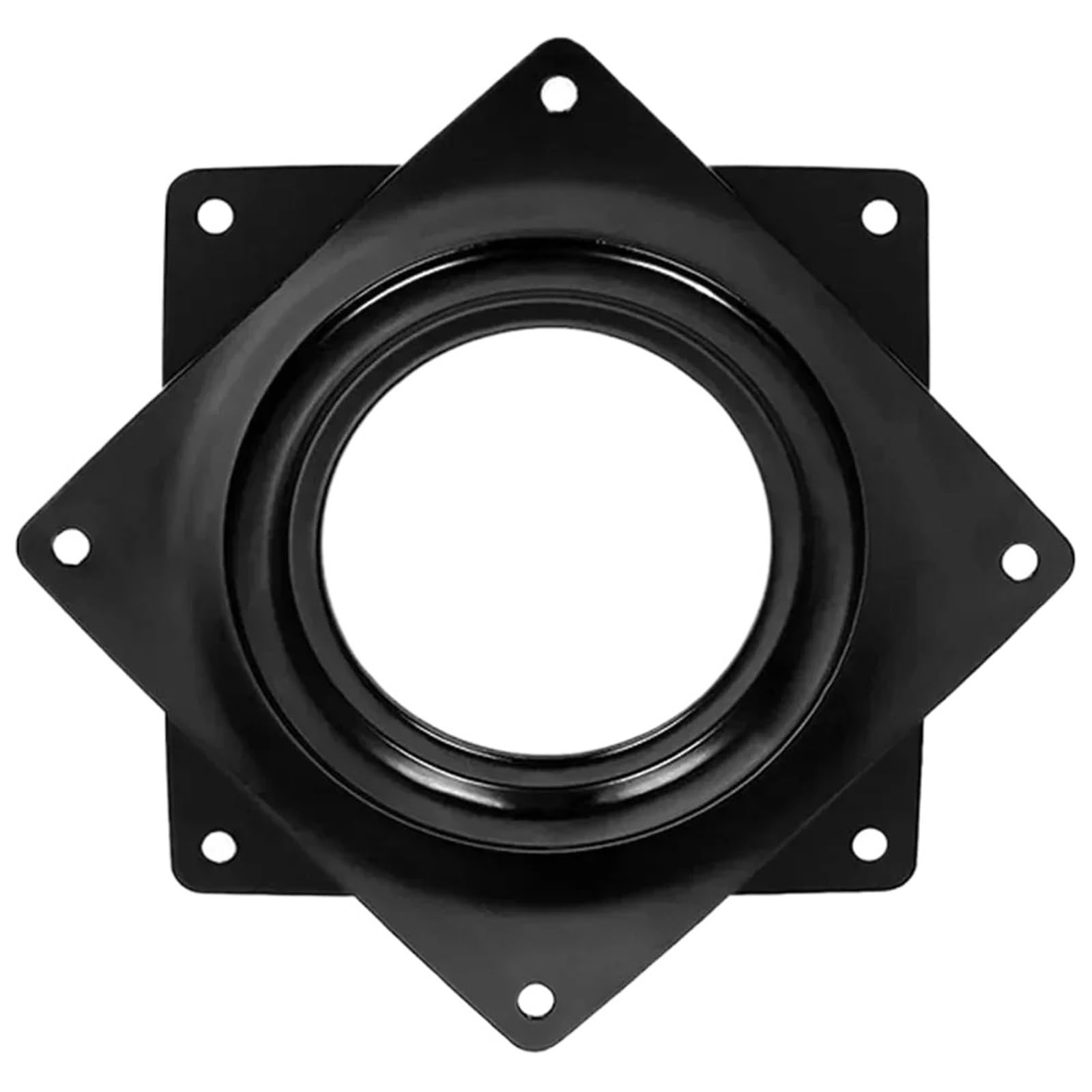 Hzomif Bar Stool Swivel Plates 4pcs Square Rotating Bearing Heavy Duty Swivel Turntable Plate Kitchen Base 2/3/4/6 Inch 360 Degrees Rotating Hardware(6 inch)