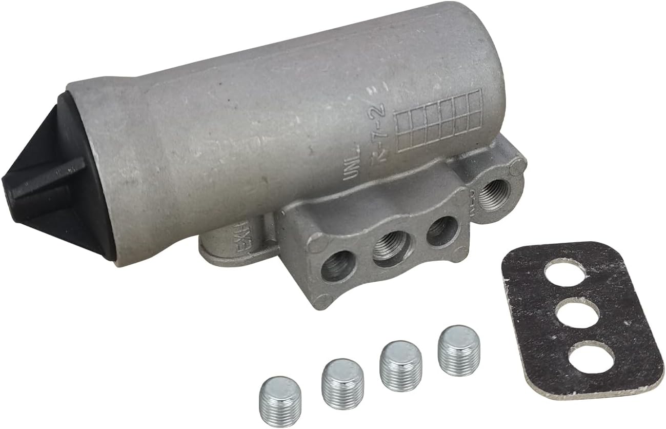 275491 Air Compressor Governor Control Valve Pressure Regulator | Fit For Haldex 275491 275491RX 18530, Fit for Freightliner International Kenworth Mack Peterbilt Semi Trucks Trailers