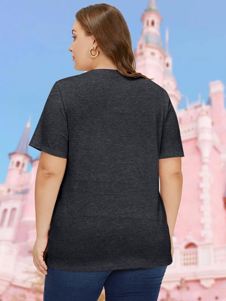 BLANCHES Plus Size You've Got A Friend in Me Shirt Women Funny Letter Print Tops Cute Vacation Holiday Graphic Tees - Image 5