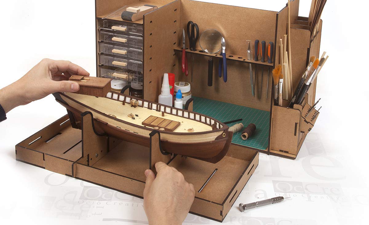 Taller mueble organizador + módulo cajonera