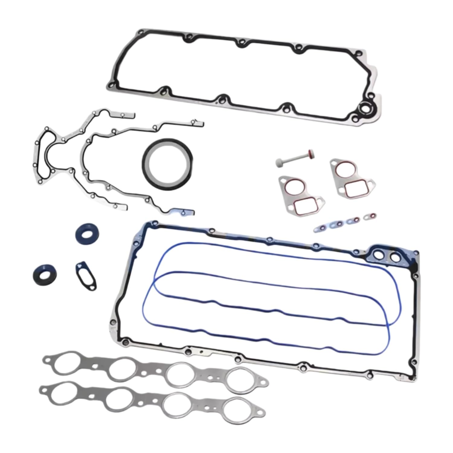 Ventildeckeldichtung Motor Motor Untere Timing Ölwanne Auspuff Dichtung Set 99-10 Für Chevy Für SILVERADO Für LS1 LS2 LS3 LS4 LS5 LS6 4,8 L 5,3,7 6,0