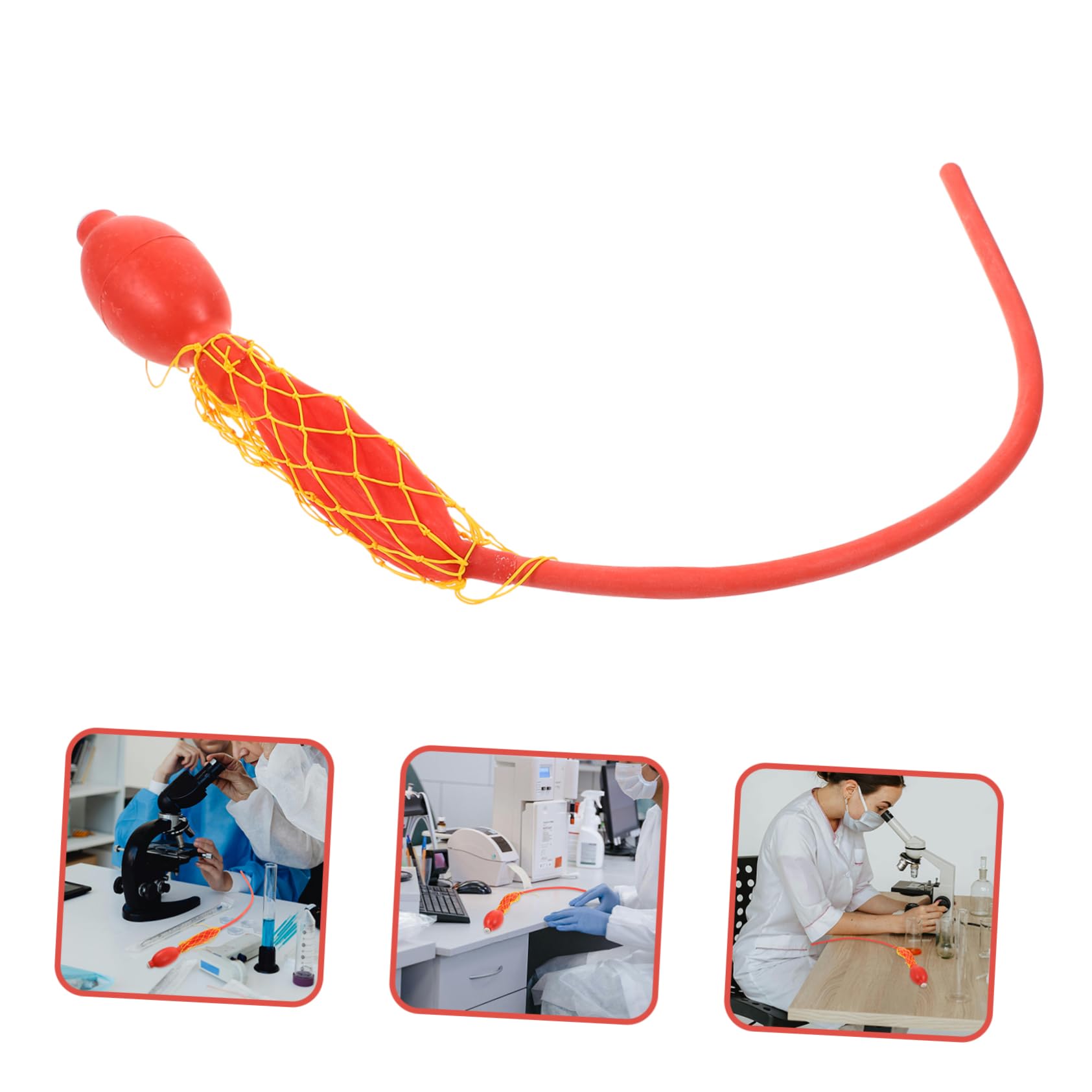 KICHOUSE Efficient Lab Equipment Latex Suction Pipette Bulb Transfer Pipette for Laboratory Ball Lab Use