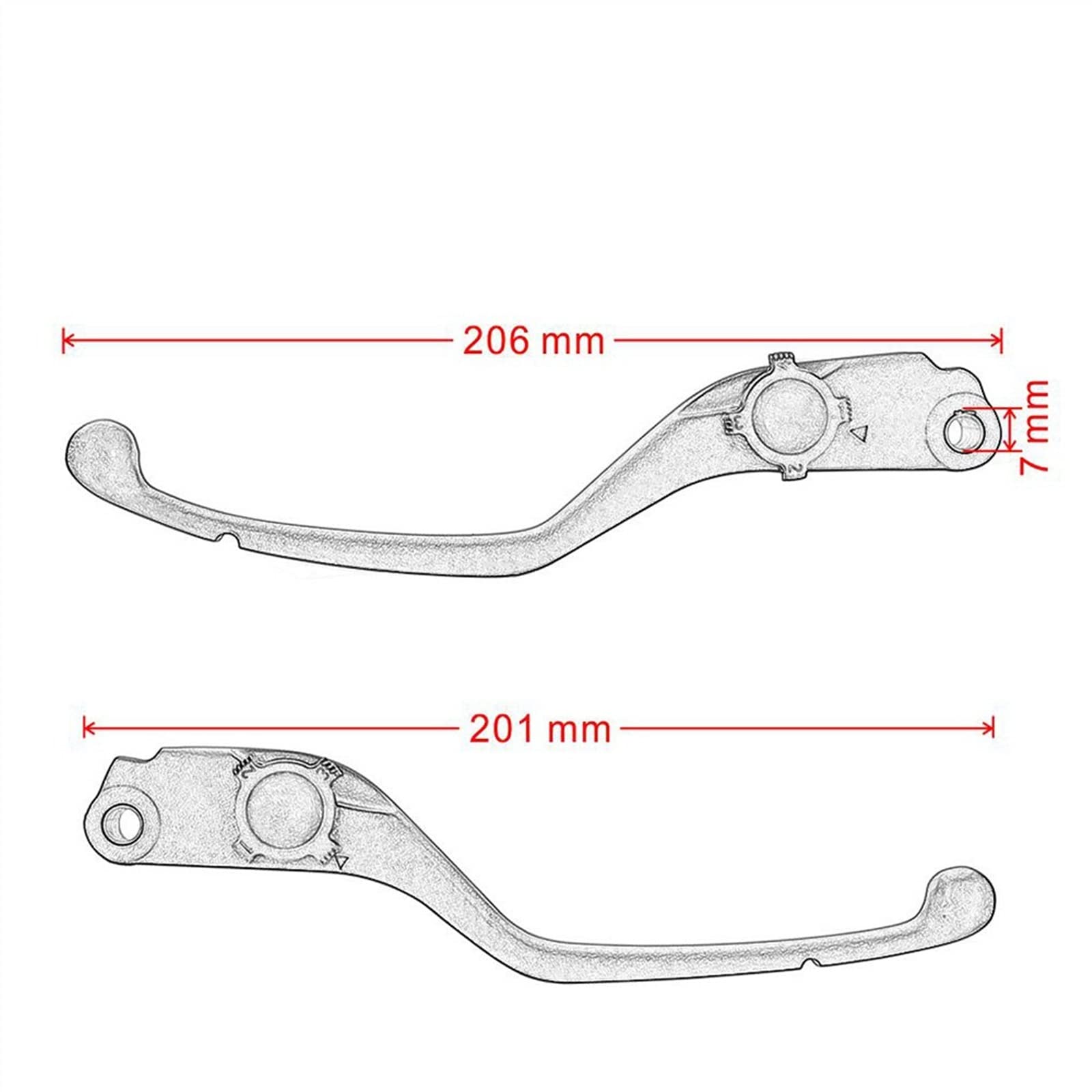 Leva del Freno della Frizione Frizione Leva Freno per BMW K1600GT K1600GTL R1200R R1200RS 2015-2018 R1200RT R1200GS LC R1200GS per Avventura per ADV 2014-2018 Freno Manubrio