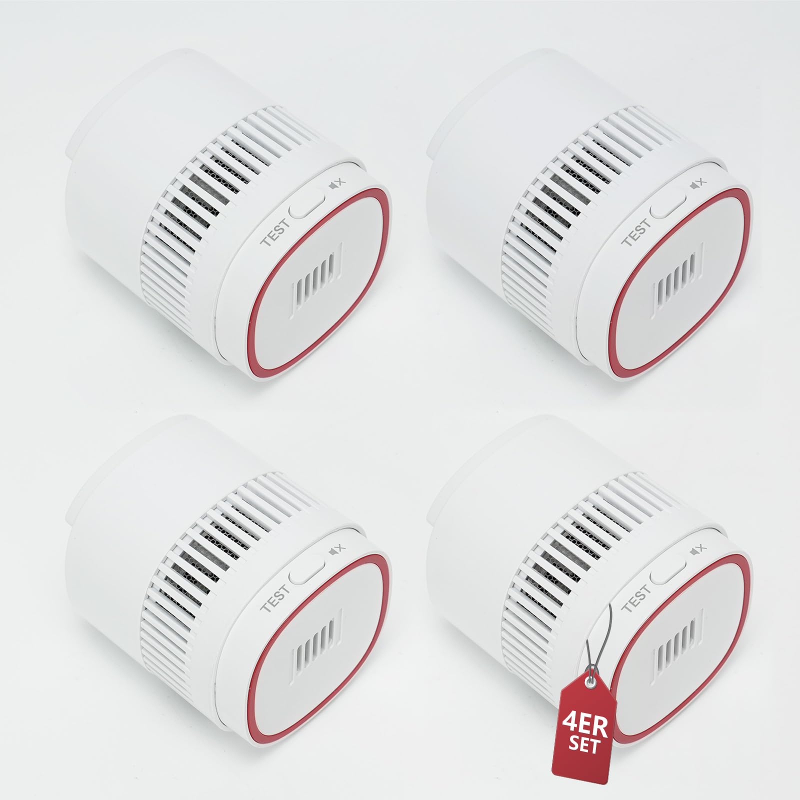 NBHDZ Mini Rauchmelder mit 10-jähriger Batterielaufzeit, EN14604 & TUV Zertifizierter Smoke Detector SE-A1, Feueralarm für Haus und Wohnung (4)
