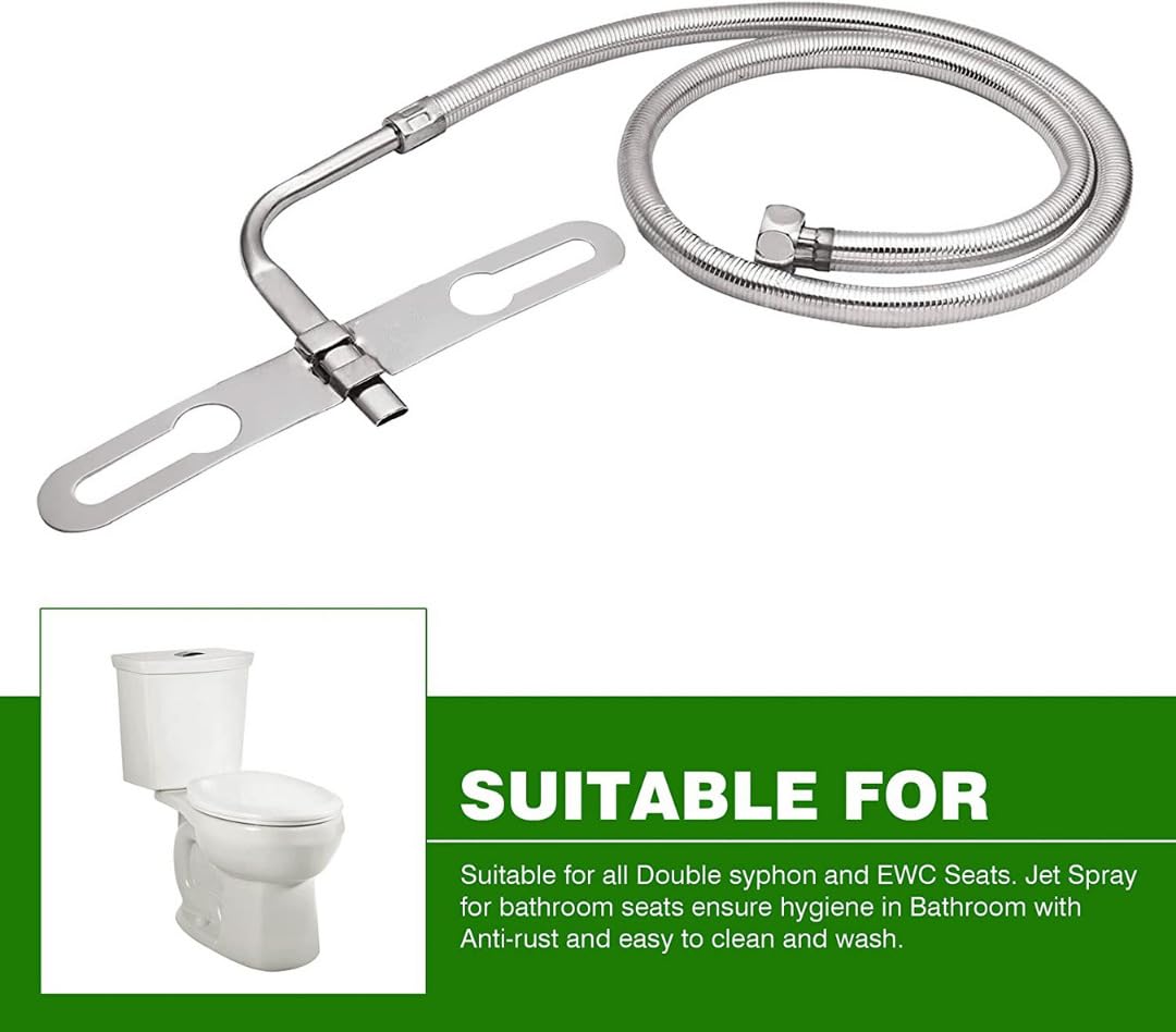 Jet Spray For Toilet Ennius High-pressure Portable Jet Spray For Toilet - Jet Spray For Toilet Portable | bathroom jet spray - For cleaning | Toilet Jet Spray - Efficient Cleaning & Watering 2