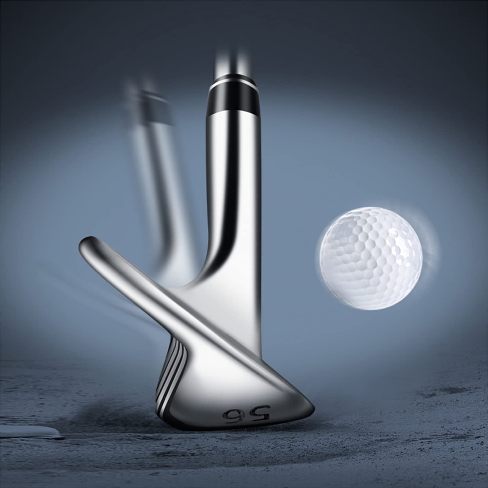 Golf Sand Wedge Club, 56/60 Grad Golf Wedges, Design mit niedrigem Schwerpunkt, gefräste Schlagfläche für mehr Spin, tolles Golfgeschenk, Rechtshänder