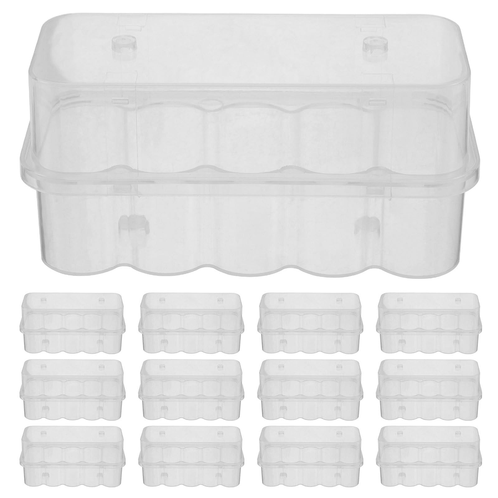 TOYANDONA Scatola di Conservazione per Fiale 24 Pezzi Plastica 10 Ml | Griglia Multi-scomparto Standardizzata, per Laboratori e Ambienti Medici, Gestione Ordinata dei Campioni