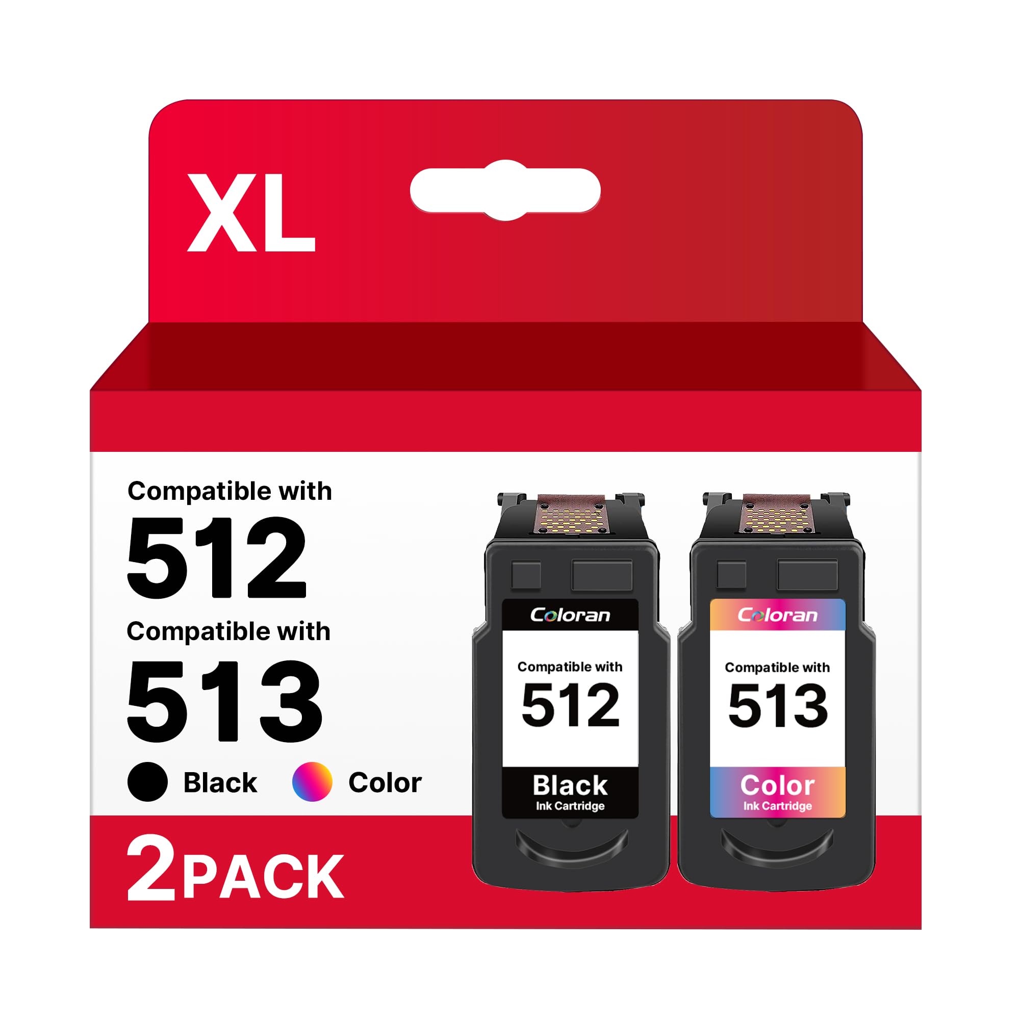 Cartouches D'encre Compatibles Canon PG512 XL & CL513 XL - Lot Au Choix (1,2,3,4)