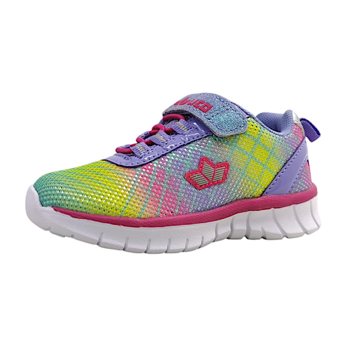 Lico Girl's Lenja Vs Sneaker, Purple Pink Turquoise, 41 EU
