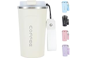 Insulated Coffee Travel Mug 16 OZ Stainless Steel Vacuum Coffee Cup Leakproof 16oz Tumbler