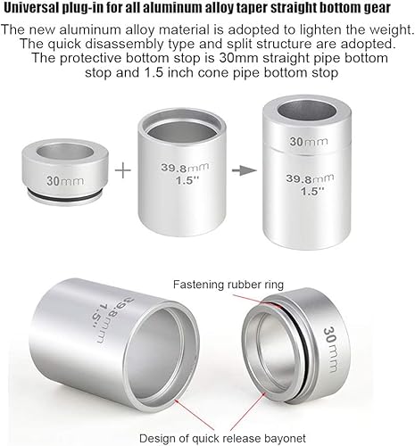 Miniatura 6 de CALIDAKA Herramienta BB de bicicleta de 3 piezas, kit de ajuste de horquilla delantera de reparación de bicicleta de aleación de aluminio,