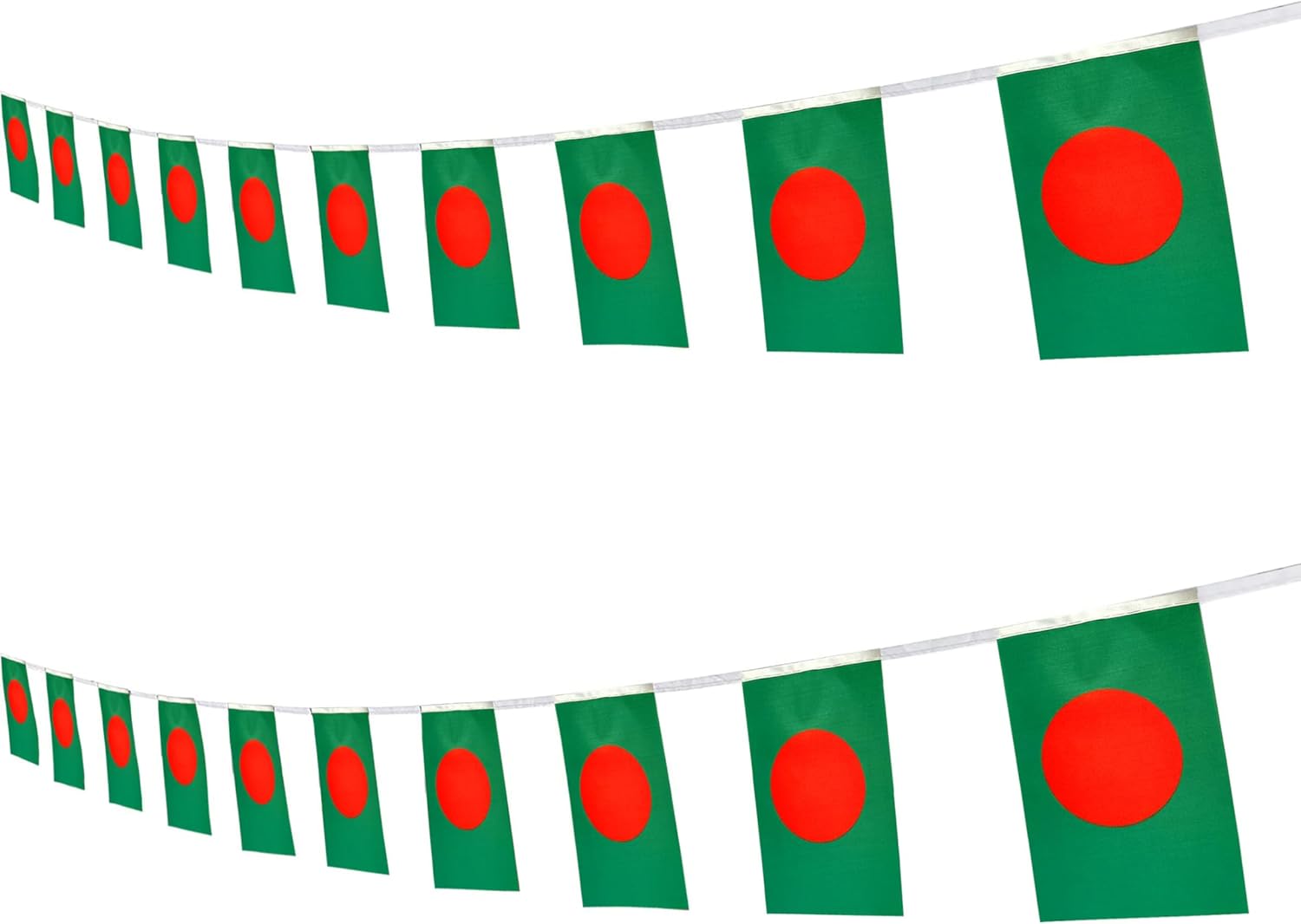 Amazon.com: Bangladesh Bangladeshi String Banner Flag,16 ft 20 Mini ...