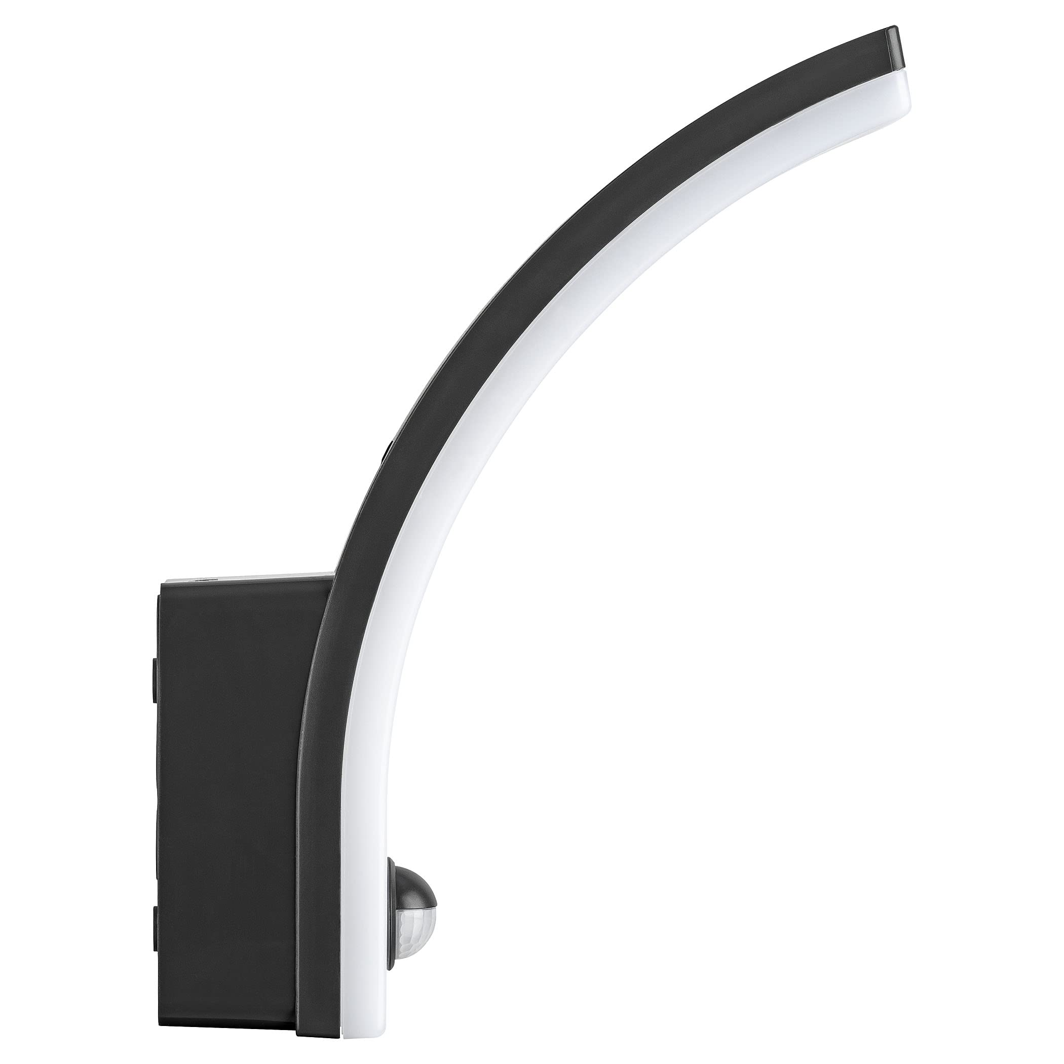 SEBSON LED Applique da Esterno con Sensore di Movimento IP65, 20W, 1550lm | Lampada da Parete Antracite, Bianco Freddo 6000K - Luce Esterna con Sensore 9m/140°