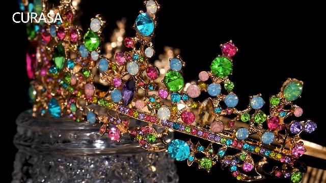 Amazon.com: CURASA Baroque Tiaras multicolor crown for women