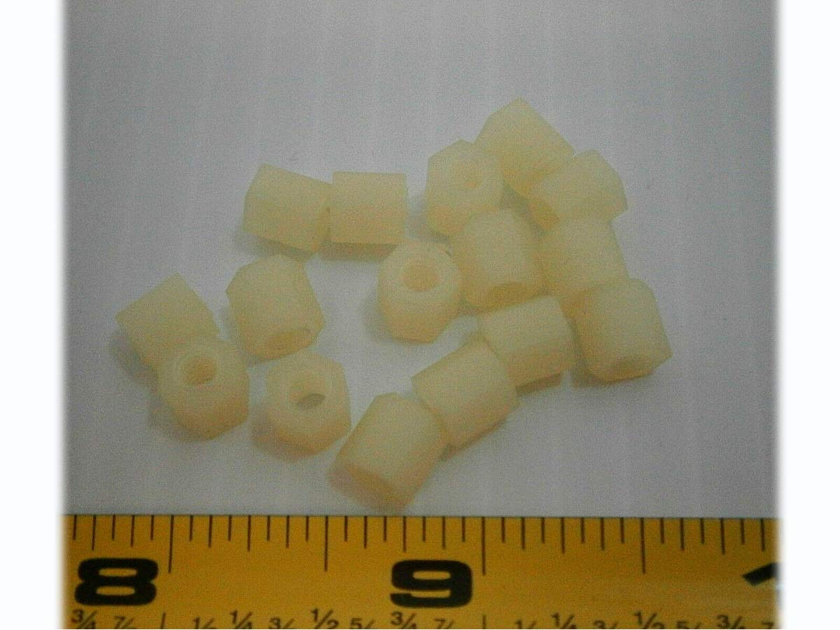 New 2100-832-N Nylon Spacer 1/4 Hex Standoff Female 1/4 Length Pack of 50#PL4542-A Warranity by Pr-Merchant