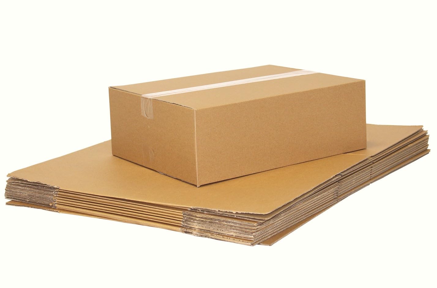 Sunrise Packaging Brown 20 X Small Parcel Size Boxes 18 X 14 X 6" / 450 X 350 X160mm Shipping Postal Mailing Cardboard Boxes