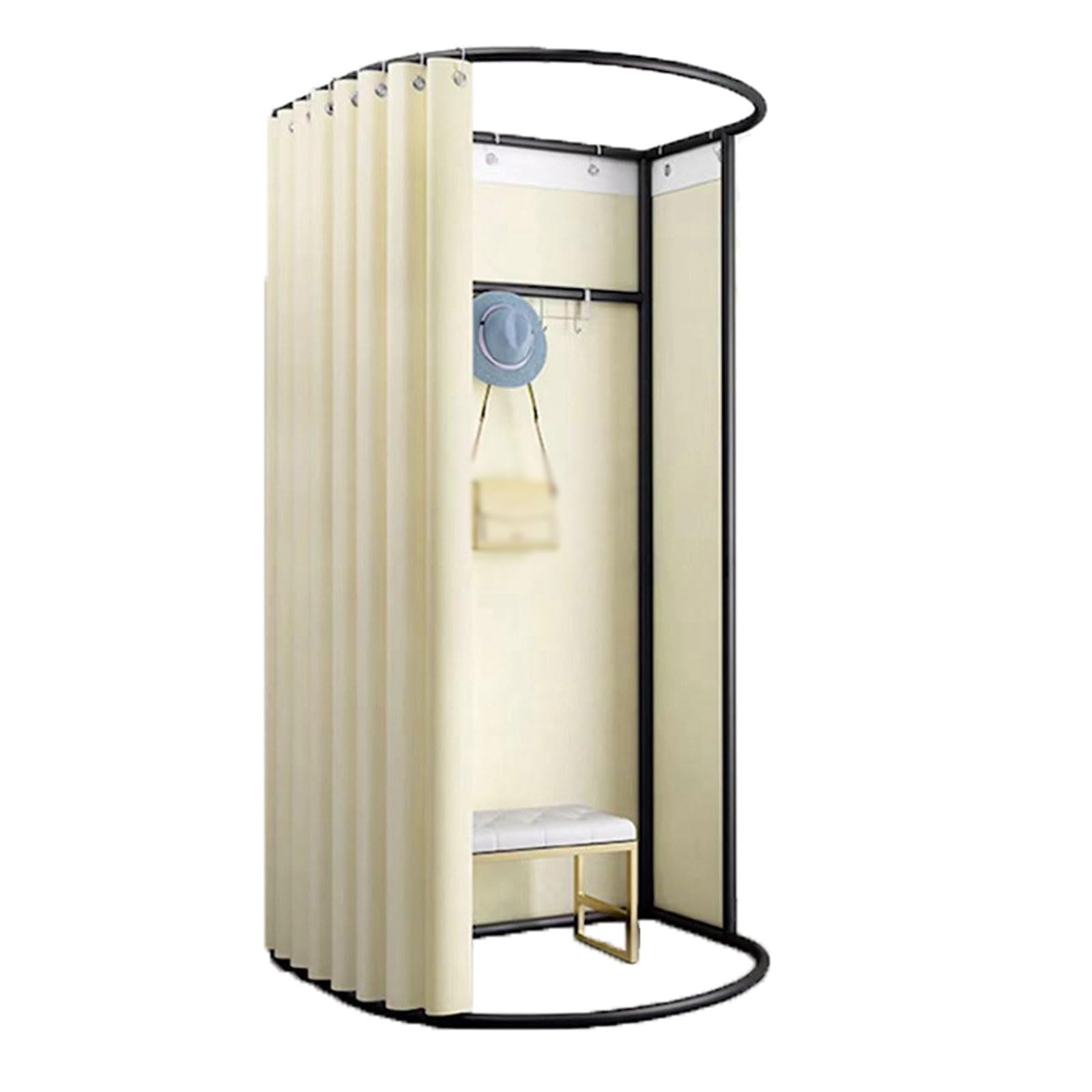 Cabine d'essayage mobile et portable pour centre commercial