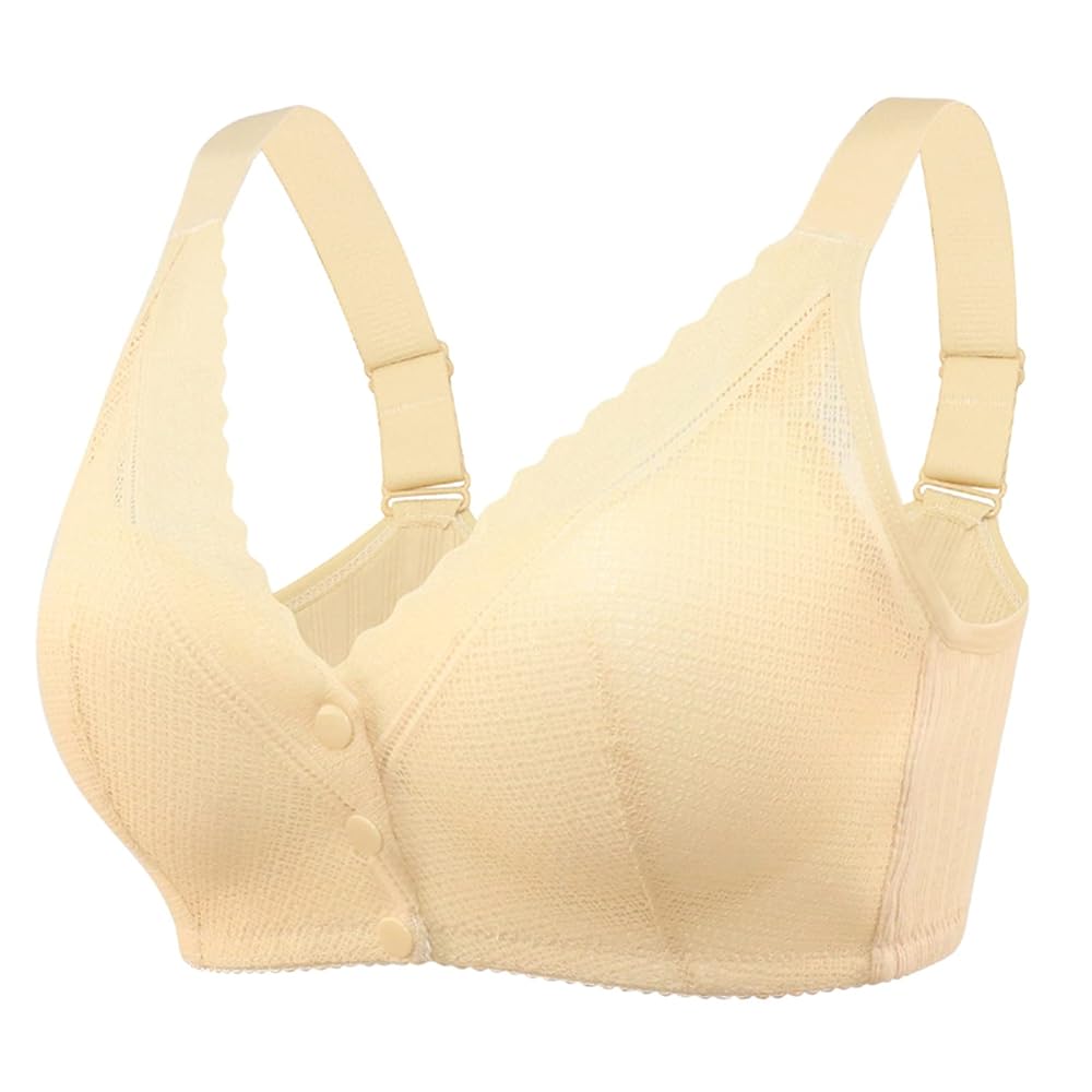 DUHGBNE Reggiseni Invisibili Seno Reggiseno da Donna Grande con Bottoni sul  Davanti, Reggiseno Sexy con Ferretto, Cinturino con Ferretto, Spalla in  Pizzo Reggiseni Ferretto : Amazon.it: Moda