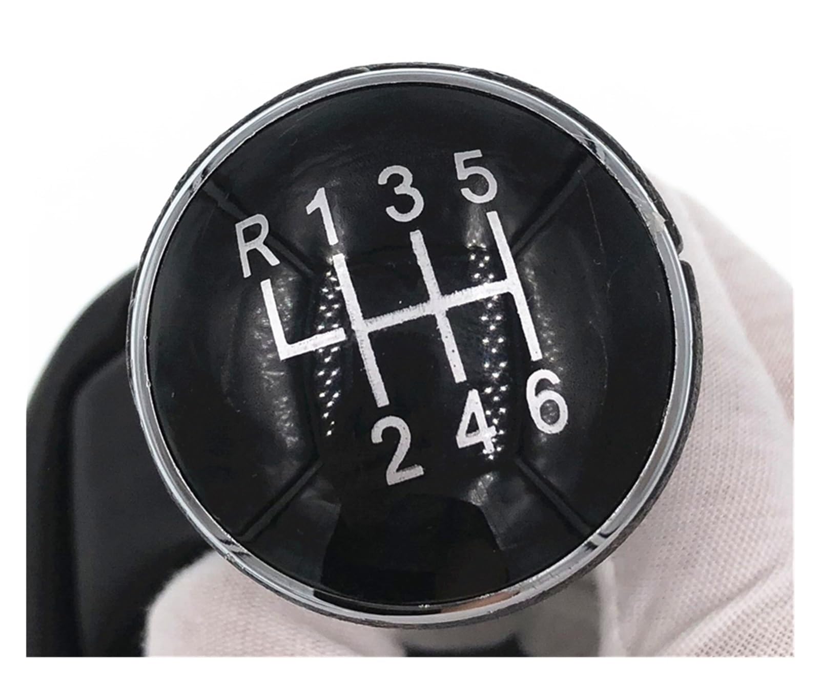 MWBDSZJQVX Gear Shift Knob for VW Caddy 2 II MK2 for Touran 2004-2009 6 Speed Car Gear Shift Knob Lever Gaitor Boot Cover