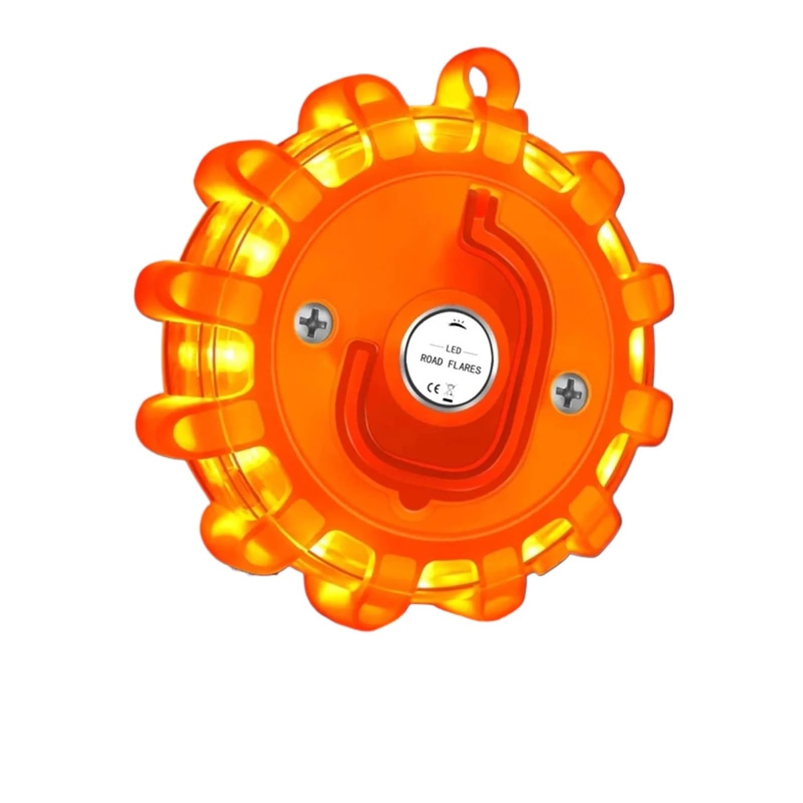Kit de 15 luces LED de emergencia for carretera, balizas de seguridad en carretera, discos intermitentes de advertencia con base magnética y bolsas de almacenamiento.