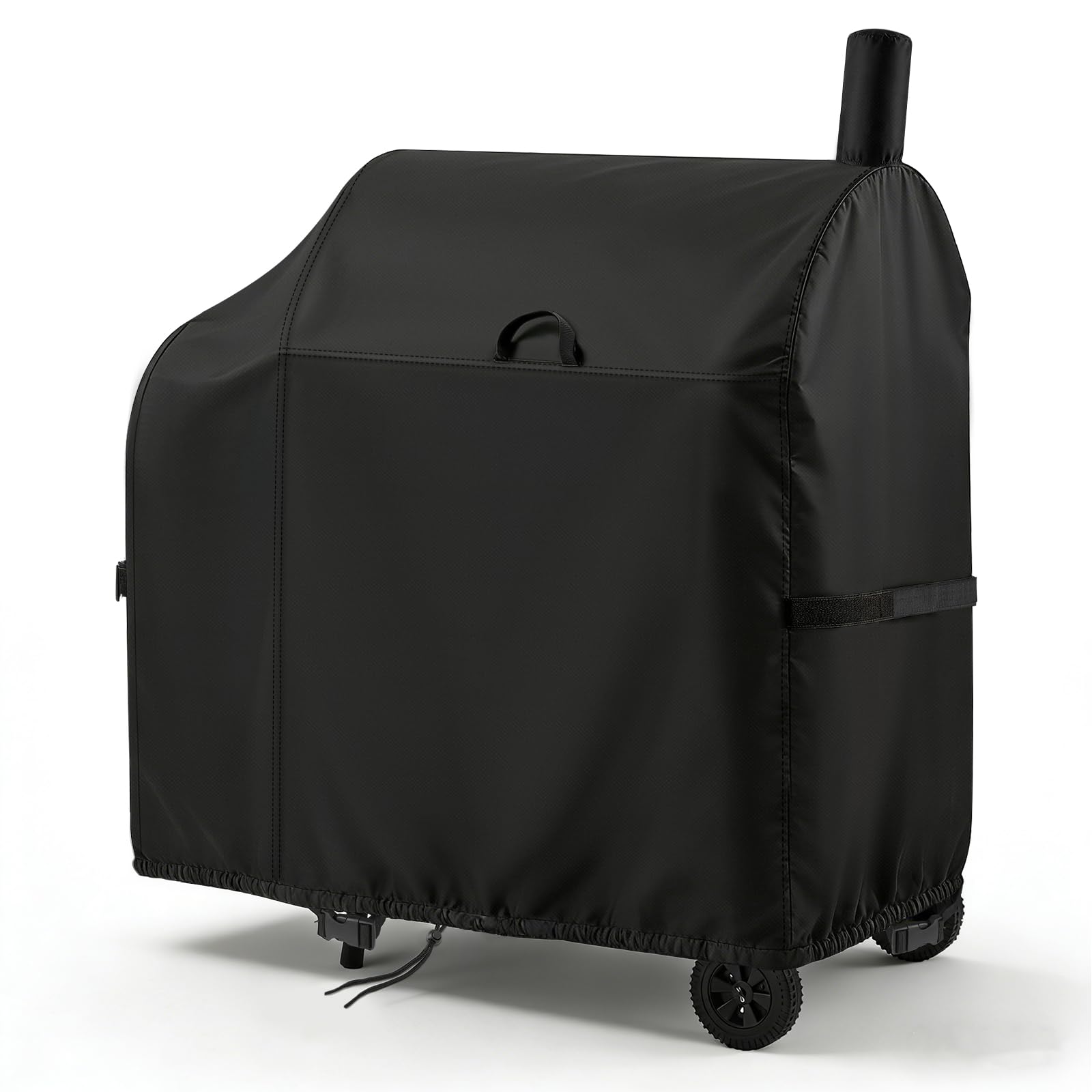 Offset Smoker Cover 46 Inch, Charcoal Grill Covers Waterproof for Outdoor Grills, Heavy Duty Cover for Offset Smoker CC1830W and CC1830F 811 Sq - 46" W x 28" D x 48" H