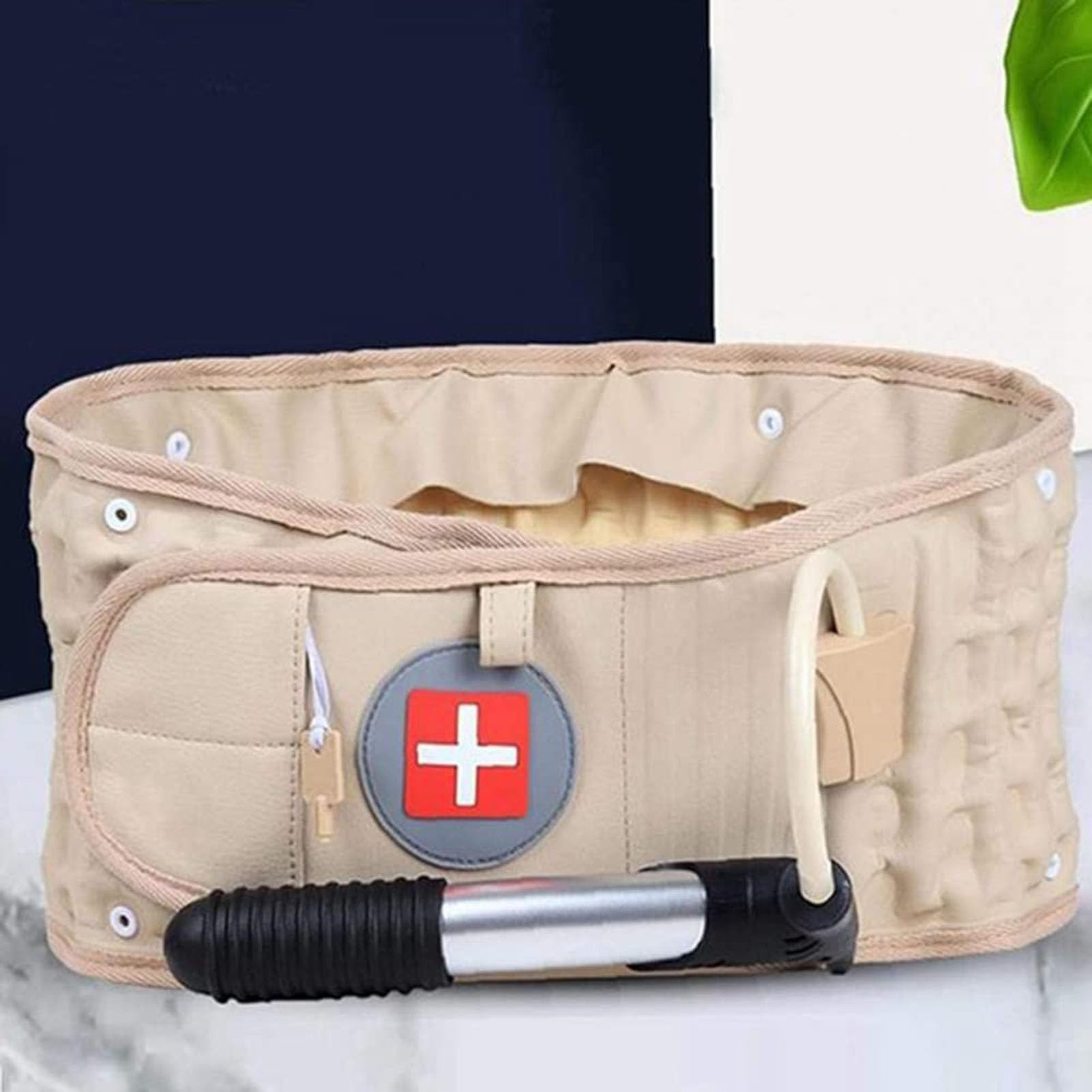 Fascia Lombare Supporto Schiena, Gonfiabile per Alleviare i dolori Muscolari e Prevenire le lesioni Riduce il Dolore e la Pressione dei Nervi Schiacciati