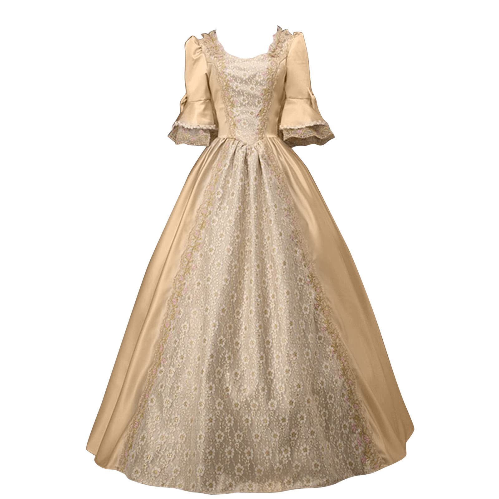 Robe de princesse longue à capuche pour fête médiévale - 8