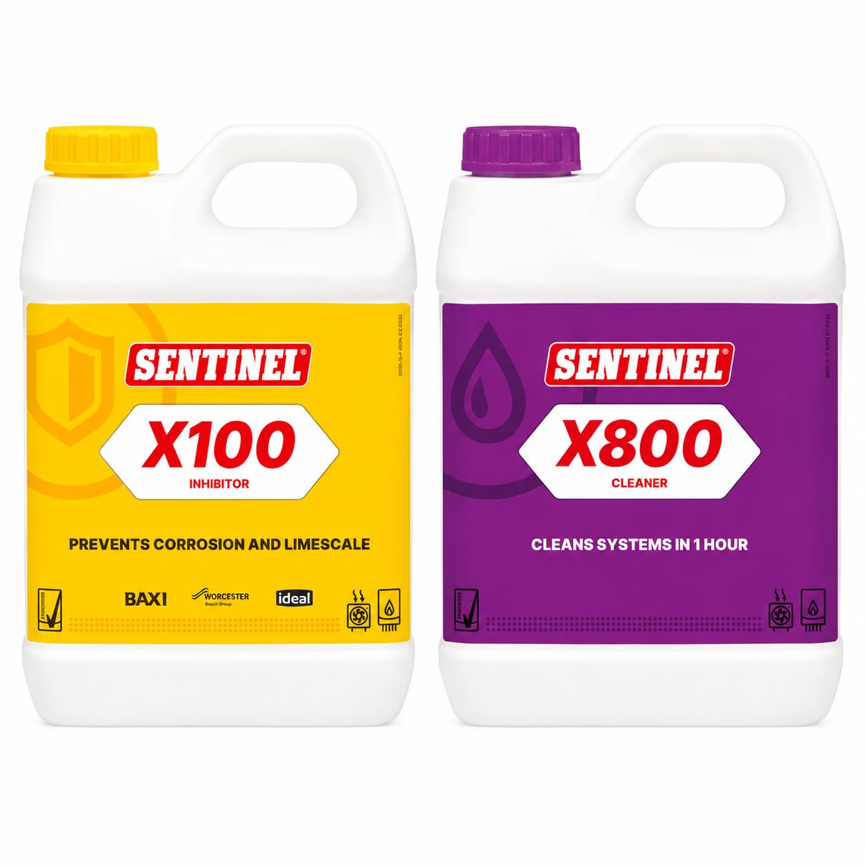 Astthim Sentinel X100 Inhibitor and X800 Cleaner Twin Pack –