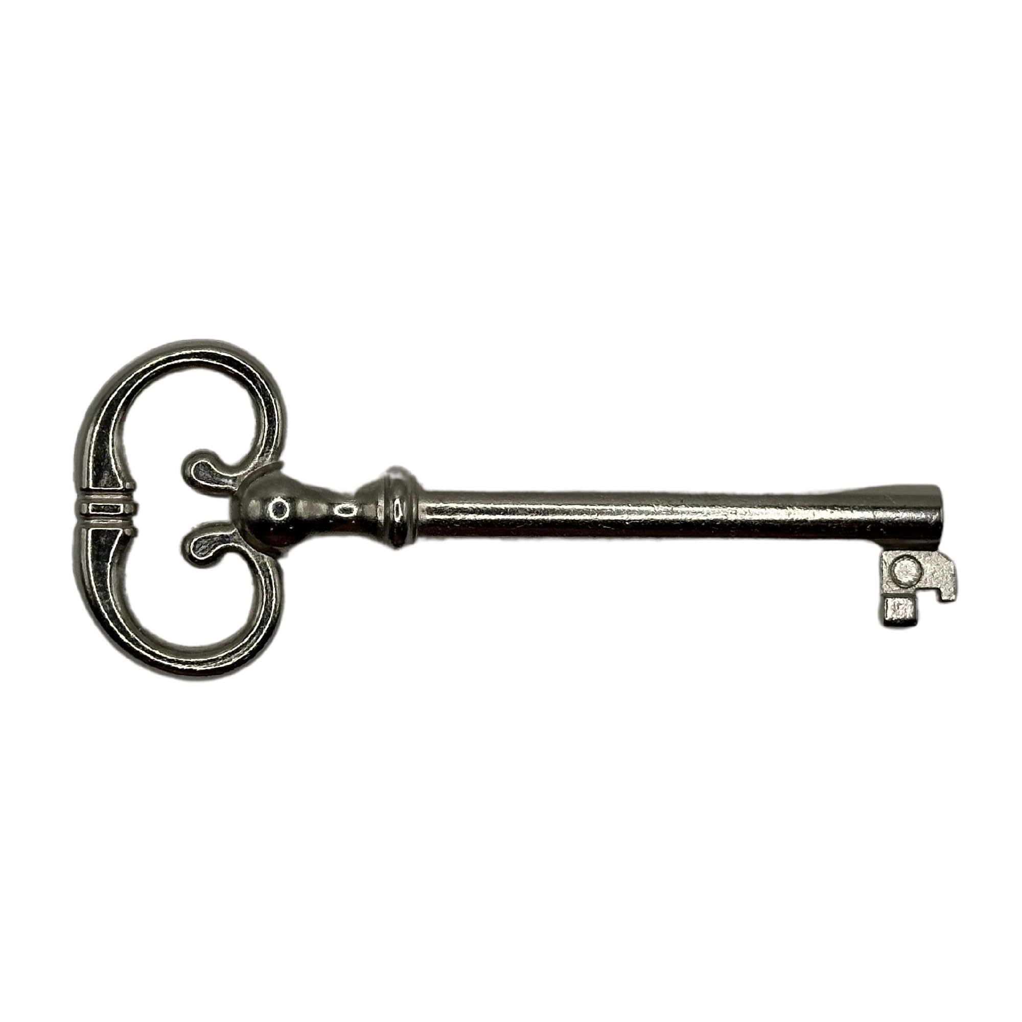 Juego de llaves de esqueleto pequeño – Reproducción de llaves vintage de barril hueco para muebles antiguos | Puertas de gabinete, relojes de abuelo, cajones de aparador | No se ajusta a puertas de