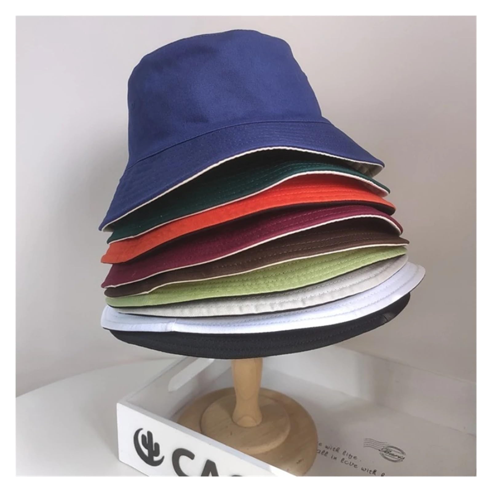 Cappello da Pescatore Cappello da Pescatore Double Face | Cappello da sole ReversibleBrimUPF 50+Cappello da pesca all'aperto pieghevole in spiaggia