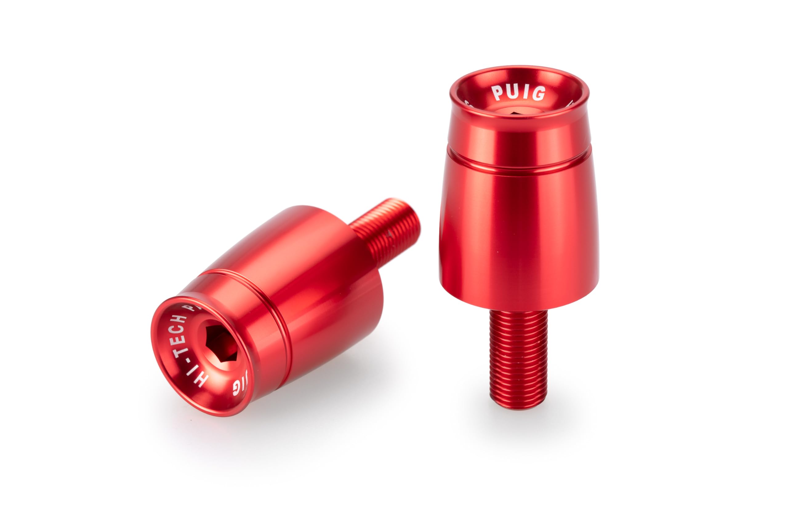 Puig Red Speed Bar Ends - Short - Suzuki GSX R 1000 2017-2021
