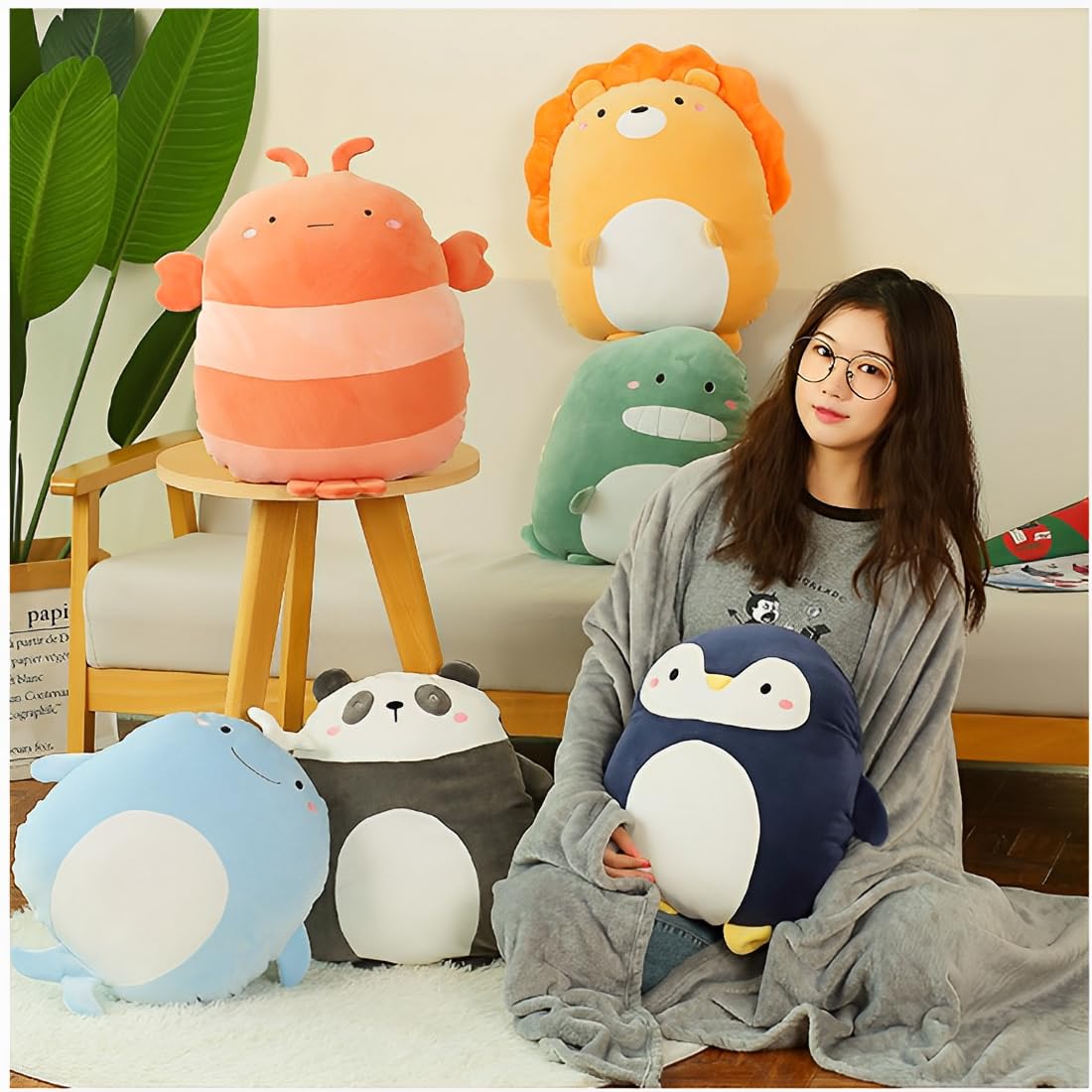 Amazon.co.jp: OPHRBU ペンギンぬいぐるみ 18インチ ペンギン