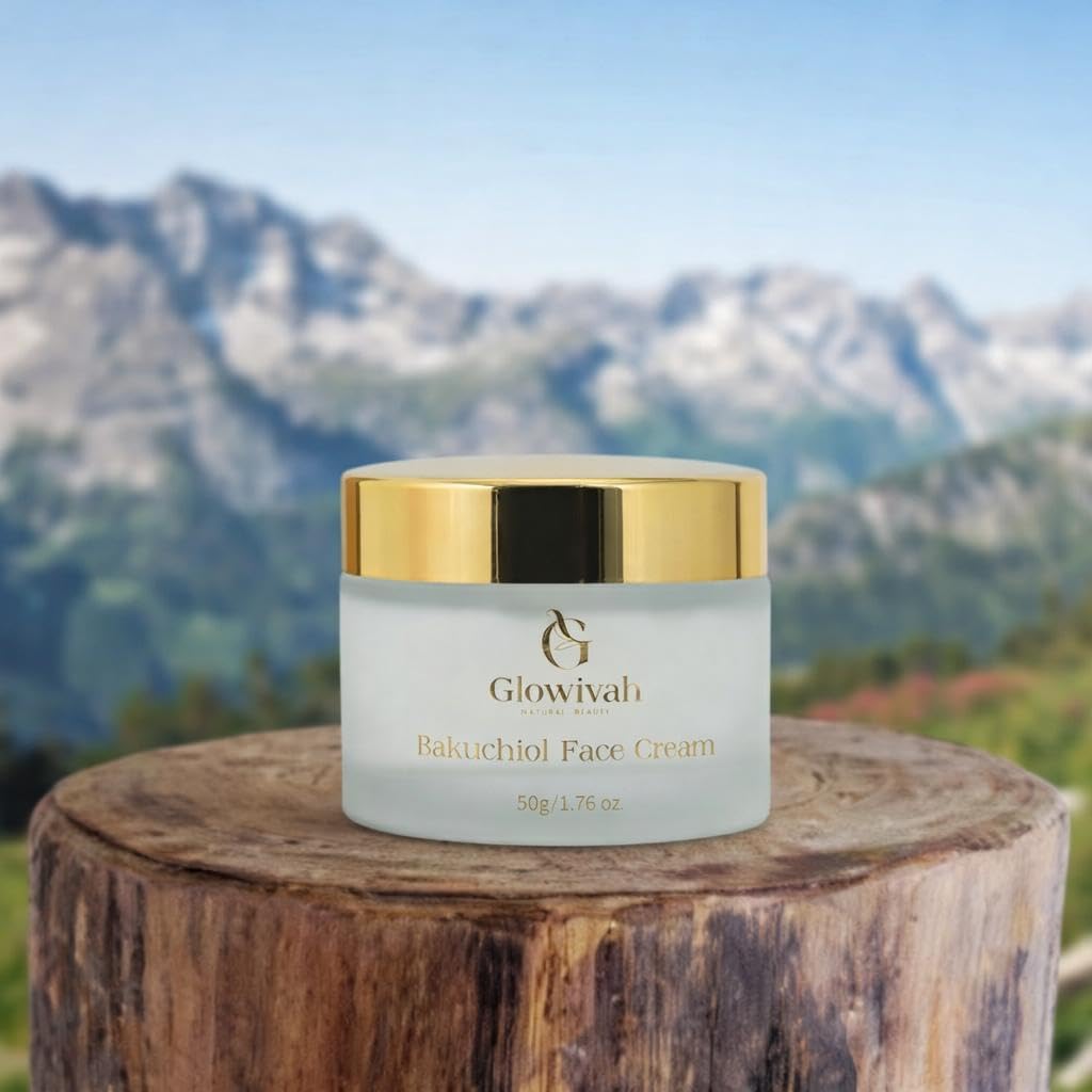 BAKUCHIOL FACE CREAM – Advanced Anti-Aging Moisturizer with Natural Retinol Alternative | Firms, Brightens & Hydrates | Reduces Wrinkles, Fine Lines & Dark Spots | Gentle for All Skin Types - Image 8