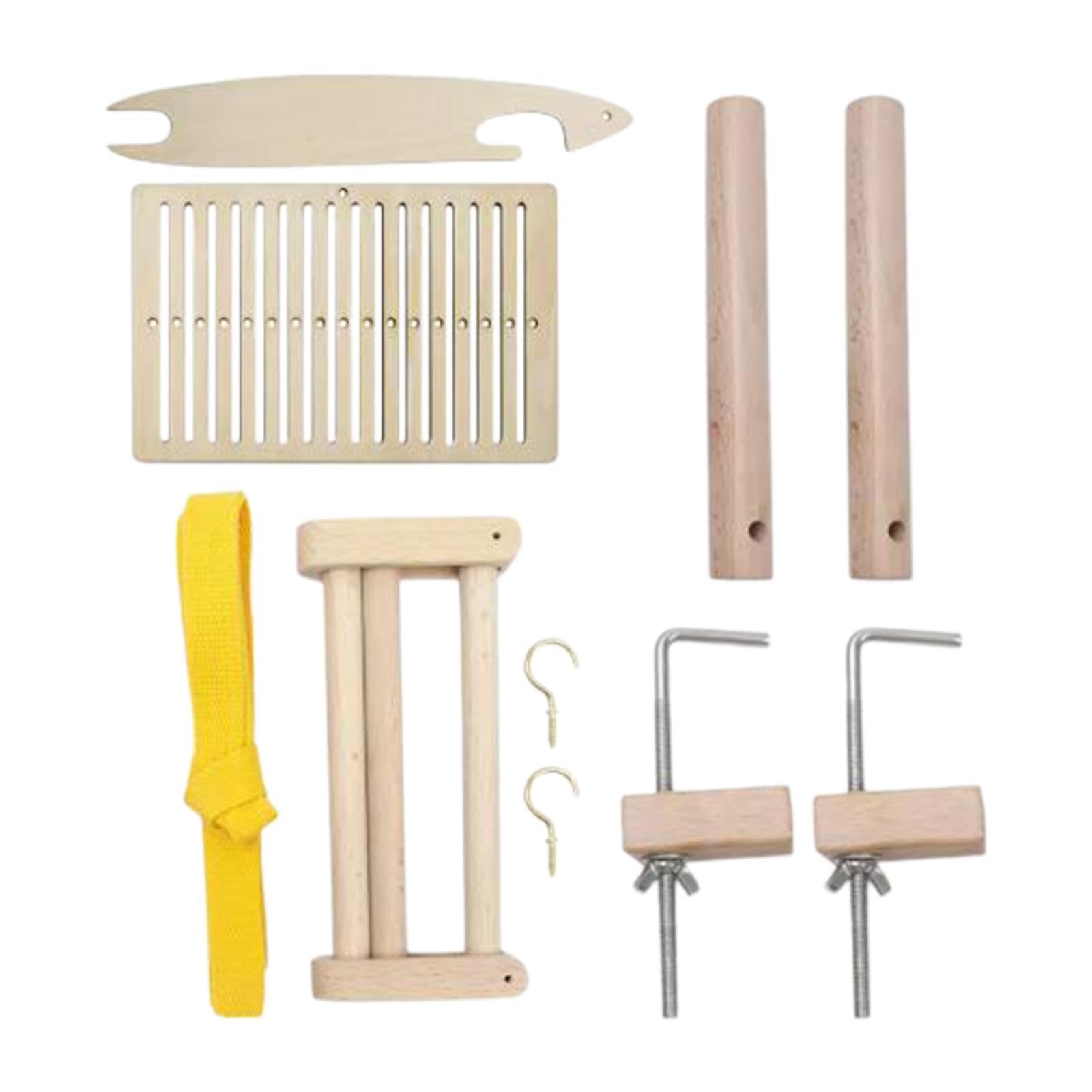 Merishopp Weaving Loom Kit for Bracelet Warp Frame Camera Strap Beech Wood Table Clamp|Crafts | Weaving Looms|1 SetWeaving Loom-image-44