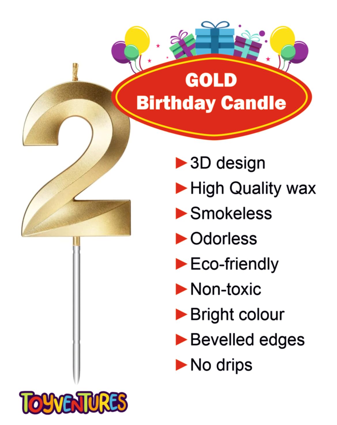 10 candele con numeri per compleanno da 0 a 9 e 1 scritta in lingua