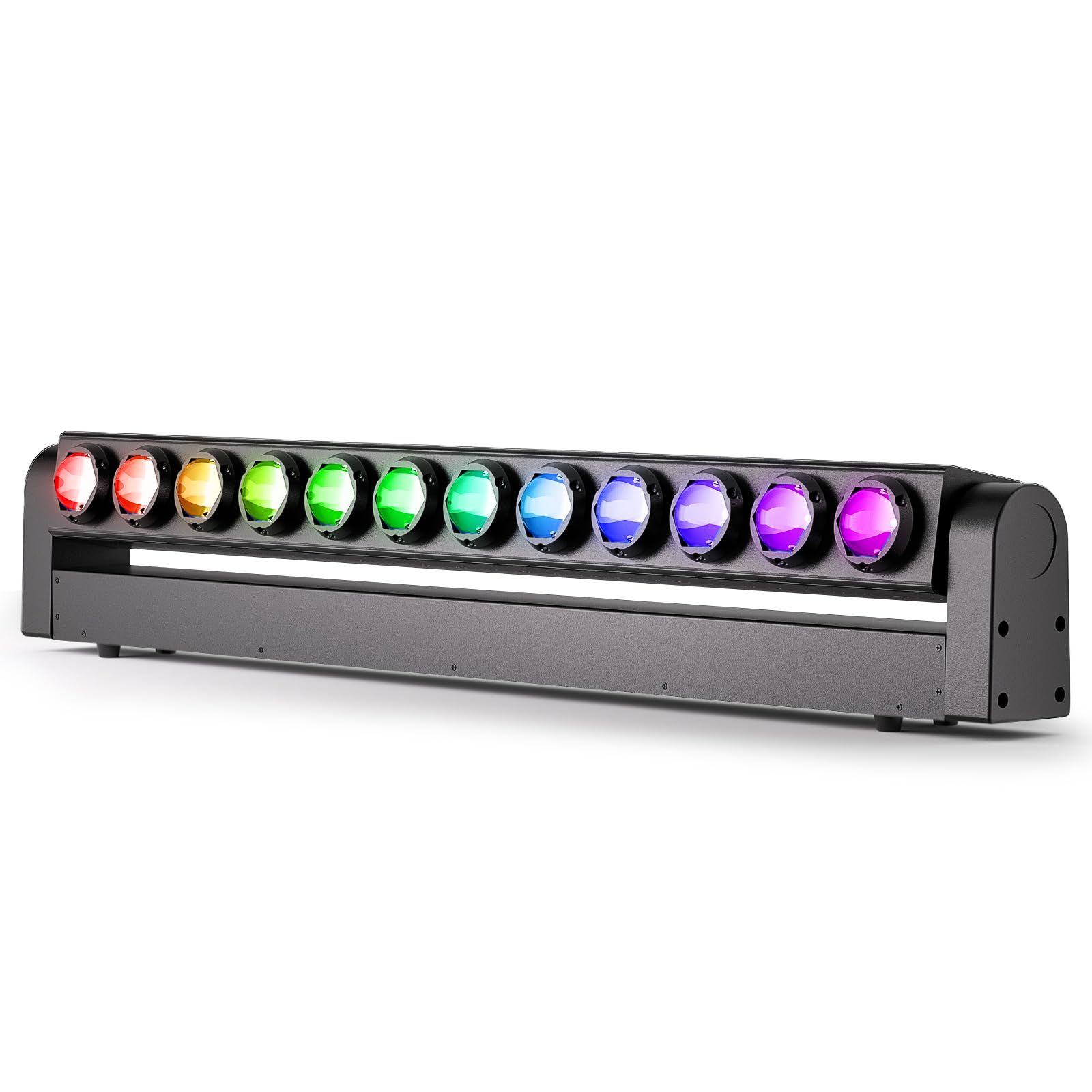 12x20W RGBW LED Teste Mobili Fascio Luce Wallwasher, d-mx512 (7/11/55CH)/Controllo Sonoro-Attivo Asse Y 180° Luce Barra Professionale per Palcoscenico Discoteca Partito Concerto