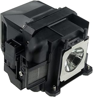 Kiboule ELPLP88 ELPLP78 Substituição da lâmpada do projetor compatível com PowerLite Home Cinema 2040 1040 2045 740HD 640 EX3240 EX7240 EX9200 EX5250 EX5240 VS240 VS345 VS340 H690 H691 Substituição da lâmpada