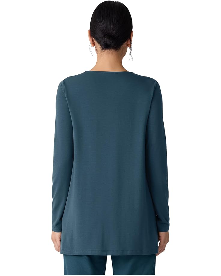 Eileen Fisher Fine Stretch Jersey Knit V-neck Tunic - #2 of 2