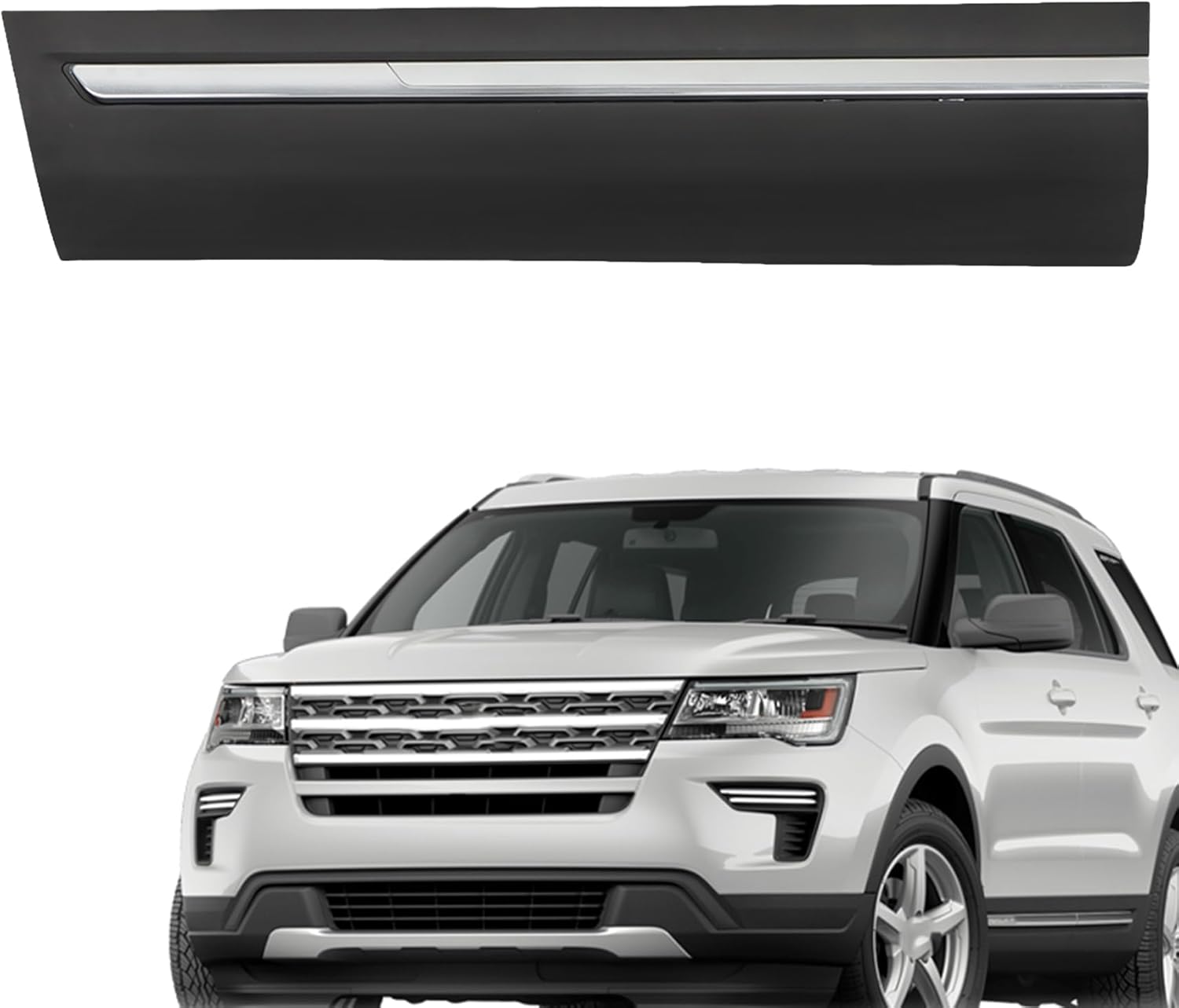WFLNHB Driver Side Front Lower Molding Trim Replacement for Explorer 2016-2019