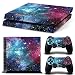 MATTAY PS4 Whole Body Vinyl Skin Sticker Decal Cover for Playstation 4 System Console and Controllers - Starry Galaxy