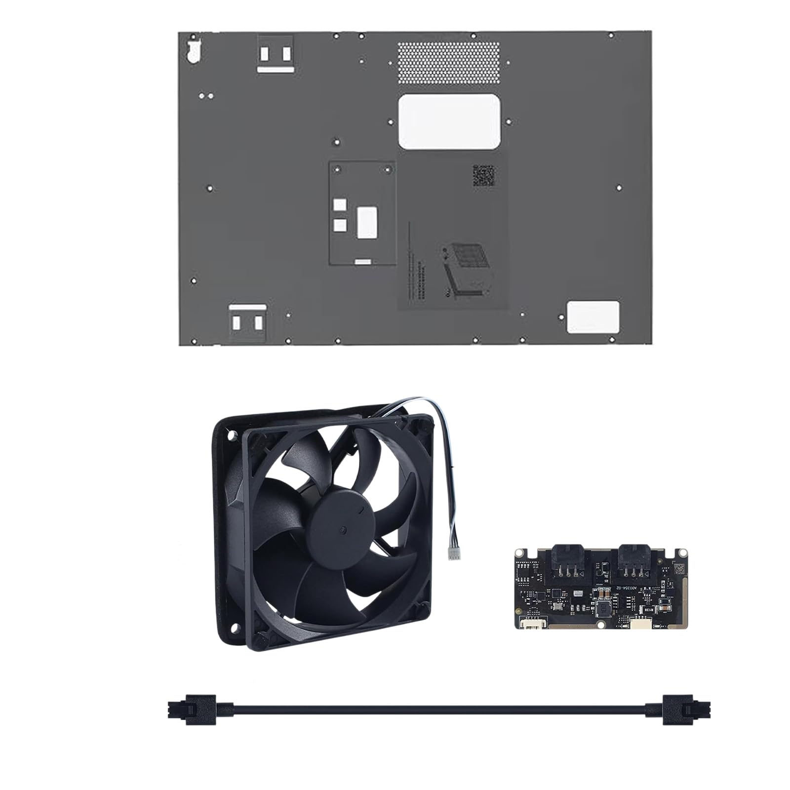Ventilador de escape para impresoras 3D P2S, placa trasera dedicada | Eliminación de humos y purificación automática, y purificación de aire posterior al procesamiento
