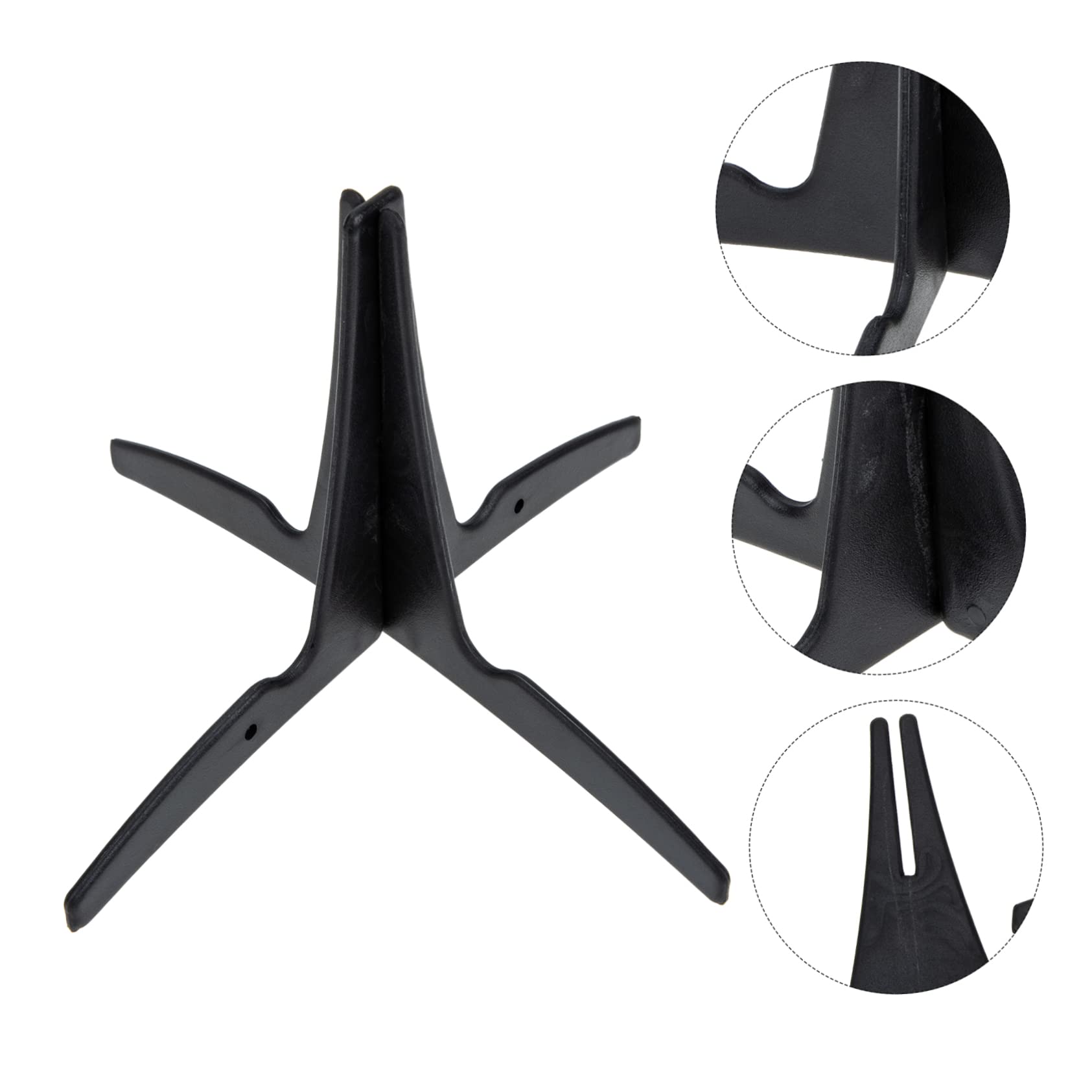 NULYLU 2pcs 4-legged Clarinet Holder Portable Musical Instrument Stand Oboe Stand Lyre for Marching Band